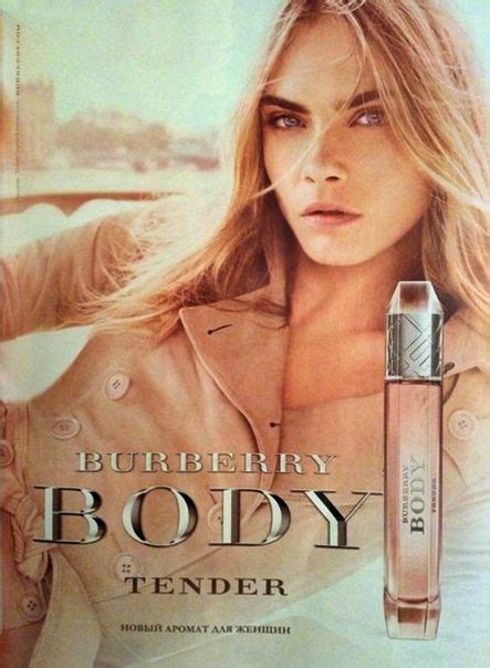 Cara Delevingne égérie Du Nouveau Parfum Burberry Body Tender