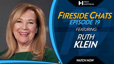 Fireside Chats Episode Ruth Klein YouTube