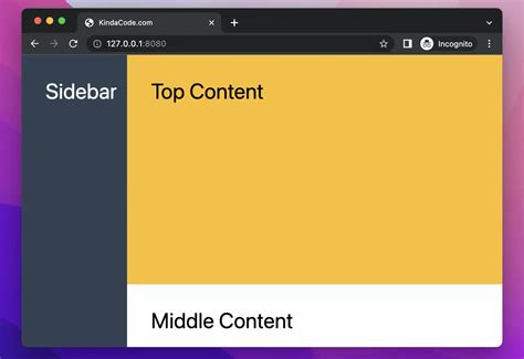 How To Create A Fixed Sidebar With Tailwind Css Kindacode