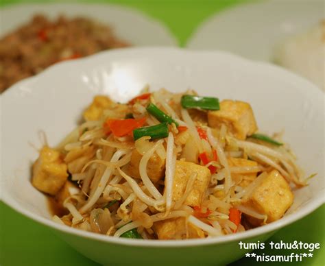 Tumis tahu hijau, resep makanan rumahan yang mudah. Kumpulan Resep: Tumis Tahu Toge