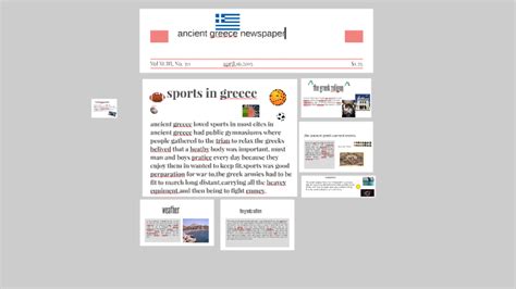 Greek newspapers and news sites. ancient greece newspaper by Makaija Lanham on Prezi Next