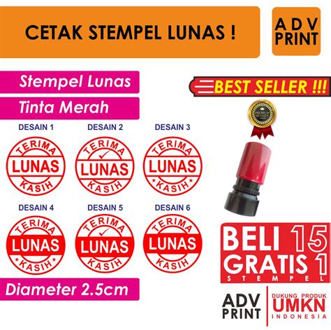 Detail Contoh Stempel Lunas Koleksi Nomer 10