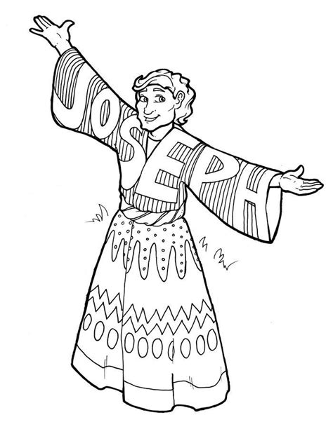 √ Joseph Coat Of Many Colors Coloring Pages - Coloring Pages