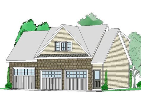 Each carriage house plan follows a traditional layout for architectural authenticity. 053G-0015: Carriage House Plan with Optional Extension for the Third Bay | Carriage house plans ...