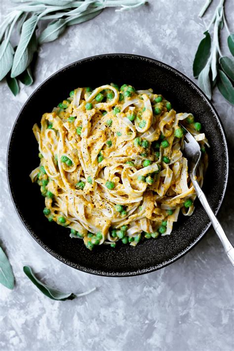 Roasted Butternut Squash Pasta with Peas | Ambitious Kitchen