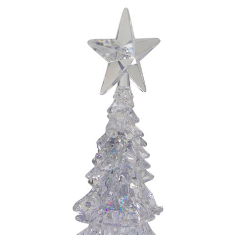 135 Led Lighted Glitter Snow Globe Christmas Tree Multi Lights