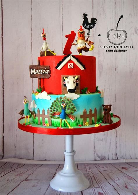 Cake La Granja De Zenon By Silvia Ricciato Farm Themed Birthday Party