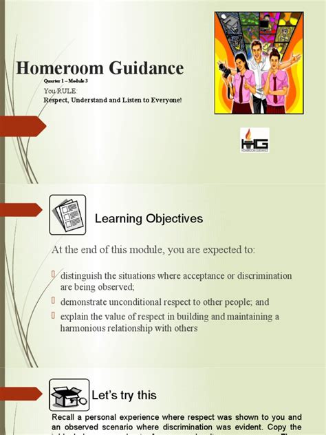 Homeroom Guidance Module 3 Discrimination Perception