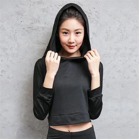 2018 New Autumn Women Hollow Pullovers Hooded Long Sleeve Casual Sportes Sweatshirt Fitness