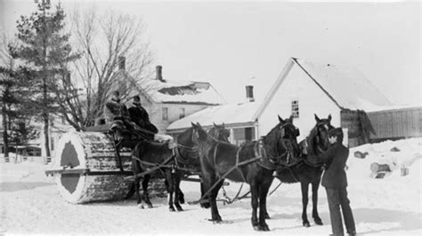 Old Horse Drawn Snow Plow From Old Times Damnthatsinteresting
