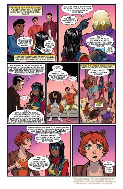Comic Book Review Marvel Rising Squirrel Girl Ms Marvel From