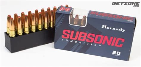 Hornady 300 Blackout 190 Gr Sub X Subsonic Ammo