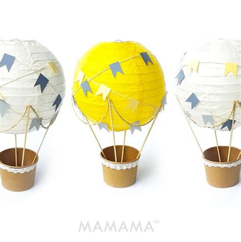 Whimsical Hot Air Balloon Decoration Diy Kit By Mamamaonline