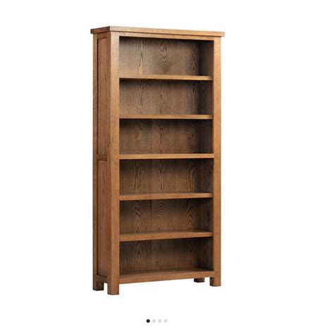 Devonshire Living Devonshire Dorset Rustic Oak 6ft Bookcase Bookcases