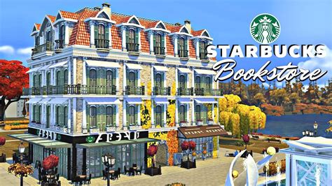 The Sims 4 Starbucks And Bookstore Video Tour Youtube