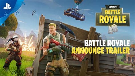 Fortnite Battle Royale Announce Trailer Ps4 Youtube