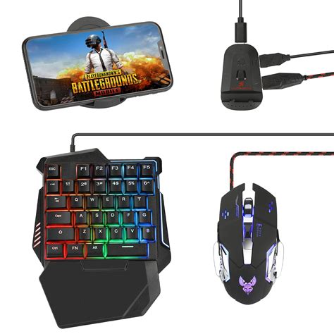 Buy Half Hand Gaming Keyboard And Mouse Combo Laelr 35 Keys Pubg Wired