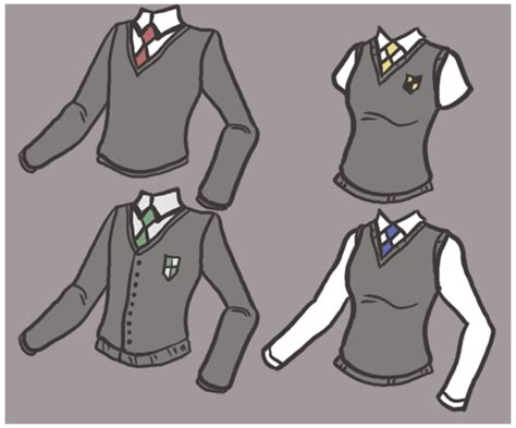 Anime Drawing Uniform Kuoupsi