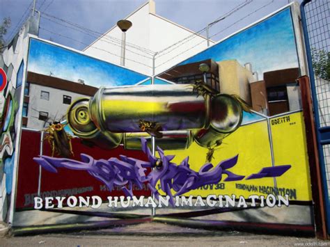 Portuguese Artist Sergio Odeith S D Illusion Anamorphic Street Murals