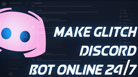 Make Your Glitch Discord Bot Online 247 Part 2 Domonz Youtube