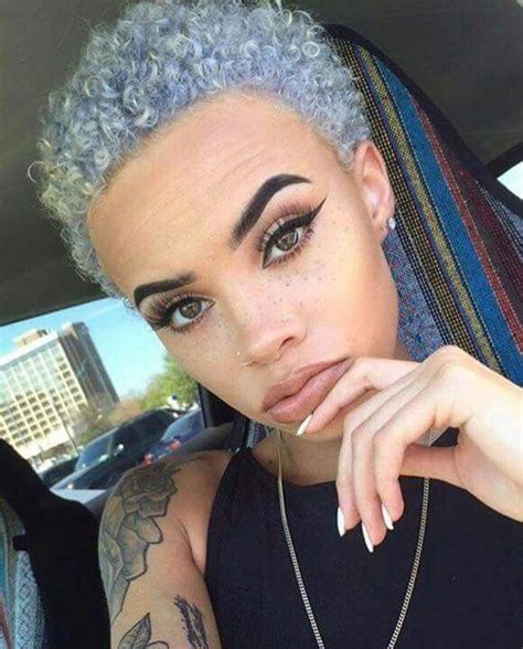 27 Best Grey Hairstyle For Black Women Short Hair Color Natural