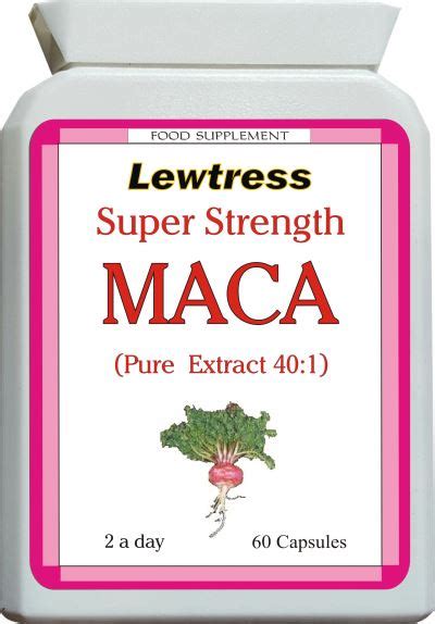 Lewtress Super Strength Maca Extract Capsules For Women Womens Supplements Buy Maca For Women