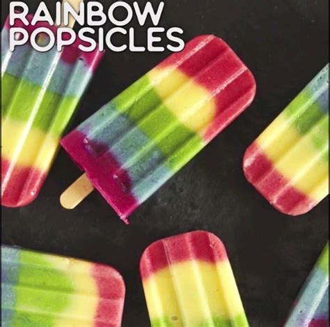 Diy Party Food Rainbow Ice Pops Your Daily Source