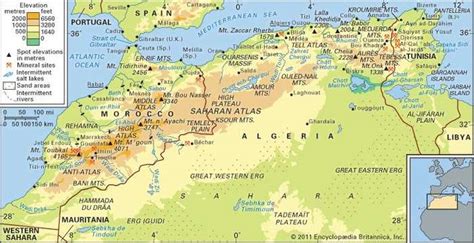It highlights the mountain ranges, valleys and plains. Atlas Mountains | mountains, Africa | Britannica.com