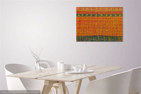 Abstract Art Painting Intricate Coloured Patterns