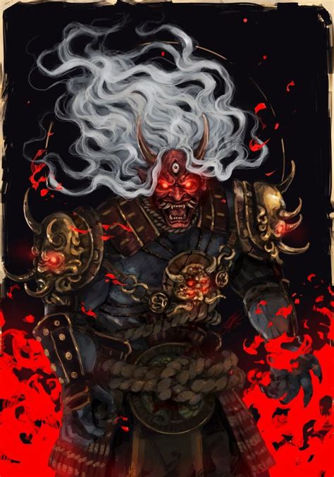 The Oni Dead By Daylight In 2020 Samurai Art Oni Art Samurai Anime