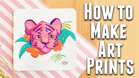 How To Make And Sell Art Prints From Home Youtube