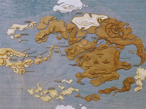 Avatar The Last Airbender World Map Geology Softbxe
