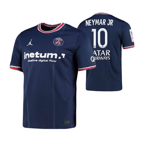 Youth Neymar Jr Paris Saint Germain 2022 23 Home Jersey Replica Blue