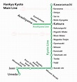 The Hankyu Kyoto Main Line for Katsura, Arashiyama, Osaka & Kobe ...