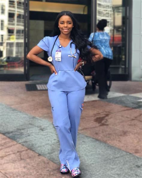 Pin By Trinigyal On Ultrasound Technician ⚕️ Scrub Style Women Nurse Beautiful Nurse