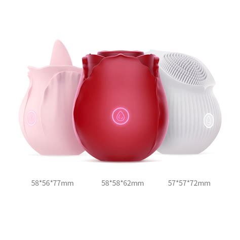 2020 New High Quality Women Sex Toy Rose Red Shape Vibrator Silicone