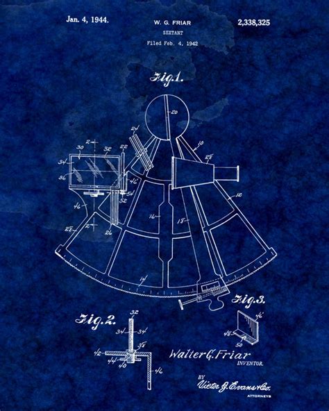 nautical art sextant sextant drawing 3 sizes 4 designs etsy