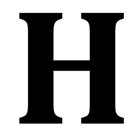 Letter H Fonts