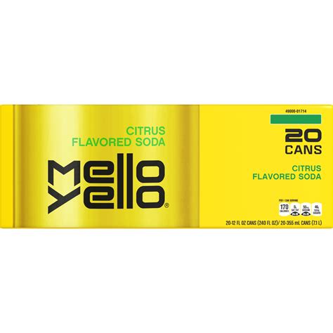 Mello Yello Cans 12 Fl Oz 20 Pack