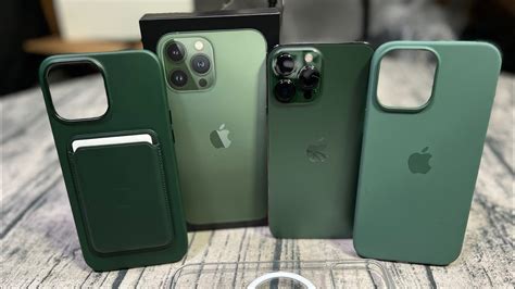 Iphone 13 Pro Max Alpine Green Unboxing And Official Apple Cases