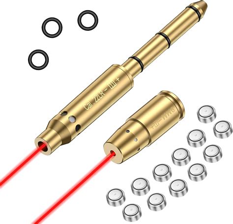 Tipfun 22lr Red Laser Bore Sight End Barrel Easy To Fit