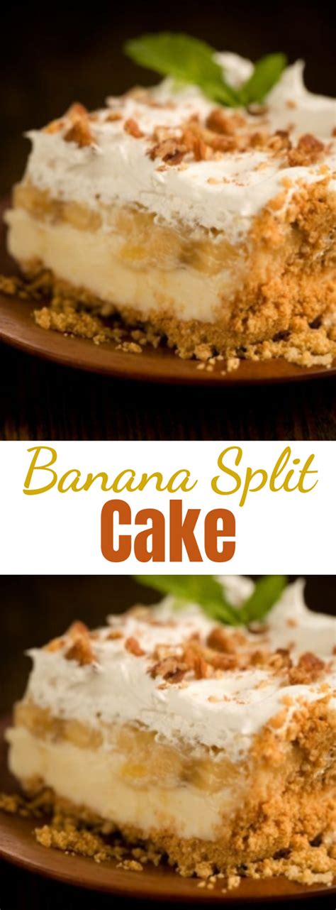 Banana Split Cake Recipes
