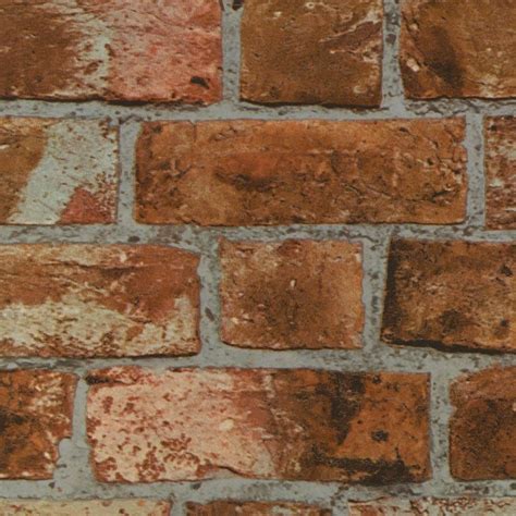Fine Decor Distinctive Red Brick Wallpaper Fd31045