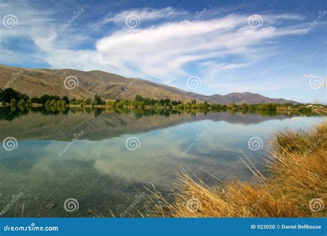 Picturesque Lake Stock Photo Image Of Clouds Water Picturesque 923020