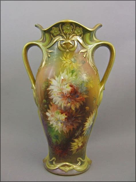 Royal Bonn Art Nouveau Hand Painted Vase M Dirkmann From Greencountry On Ruby Lane Hand