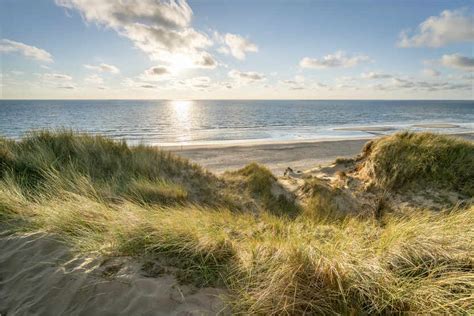 Dune Landscape At Sunset North Sea Coast De Jan Christopher Becke En