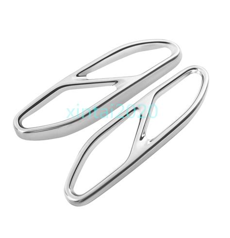 Silver Titanium Rear Exhaust Muffler Tip Tail Pipe For Benz S Class