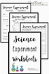 Science Experiment Worksheets - Year Round Homeschooling