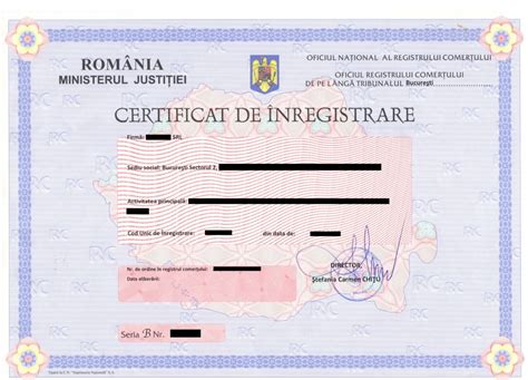 Înregistrarea Fiscală Pentru Persoanele Juridice Din România Firma De