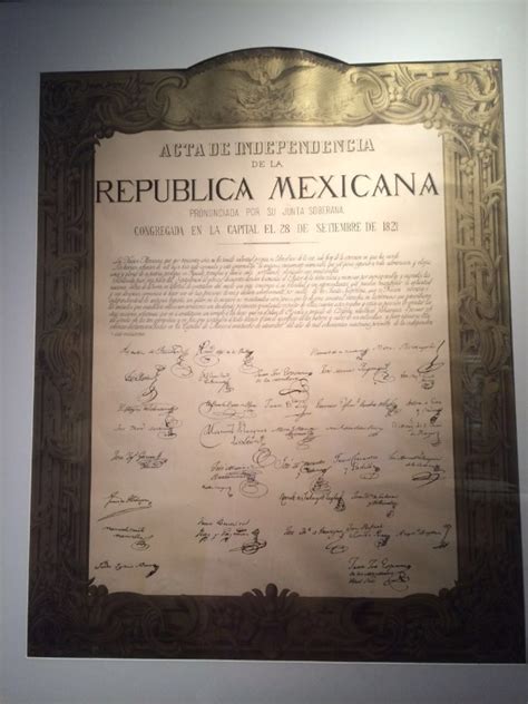 Primera Acta De Independencia De México Fue Publicada En Texas La